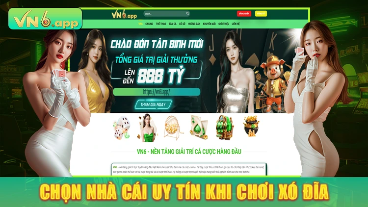 Chọn nhà cái uy tin khi chơi xóc đĩa